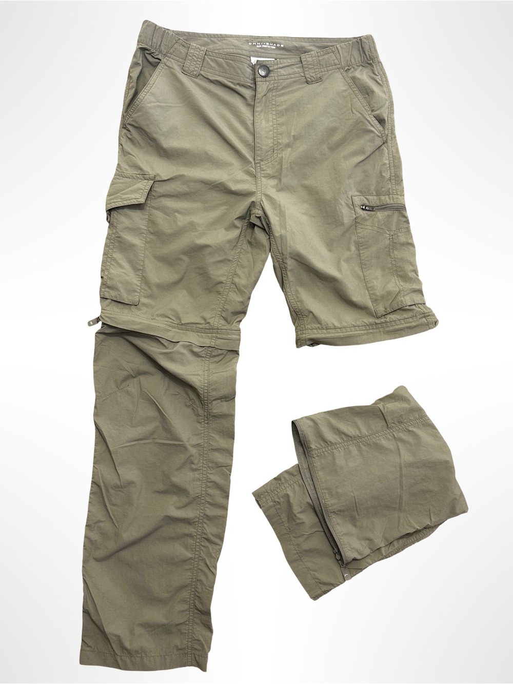 Columbia Men's Olive Convertible Cargo Pants